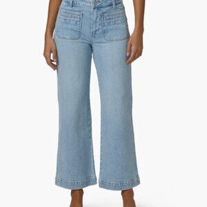 PAIGE Leenah Patch Pocket Wide Leg Jeans